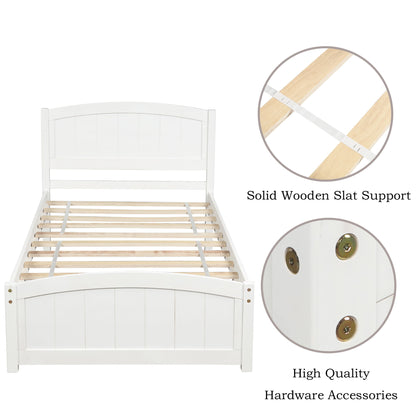 Platform Bed & Headboard, Footboard And Wood Slat Support - The Sleep Loft - Online Mattress Showroom NYC
