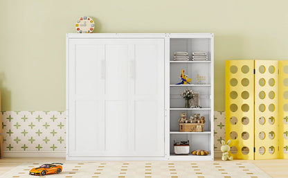 Murphy Wall Bed With Shelves - The Sleep Loft - Online Mattress Showroom NYC