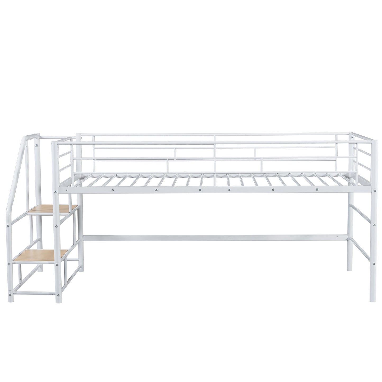 Loft Bed With Storage Stairs And Metal Frame - The Sleep Loft - Online Mattress Showroom NYC