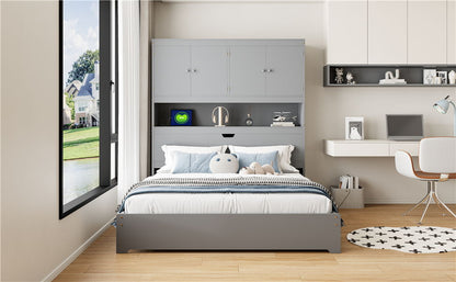 Platform Bed With USB, Storage Headboard & Drawers - The Sleep Loft - Online Mattress Showroom NYC