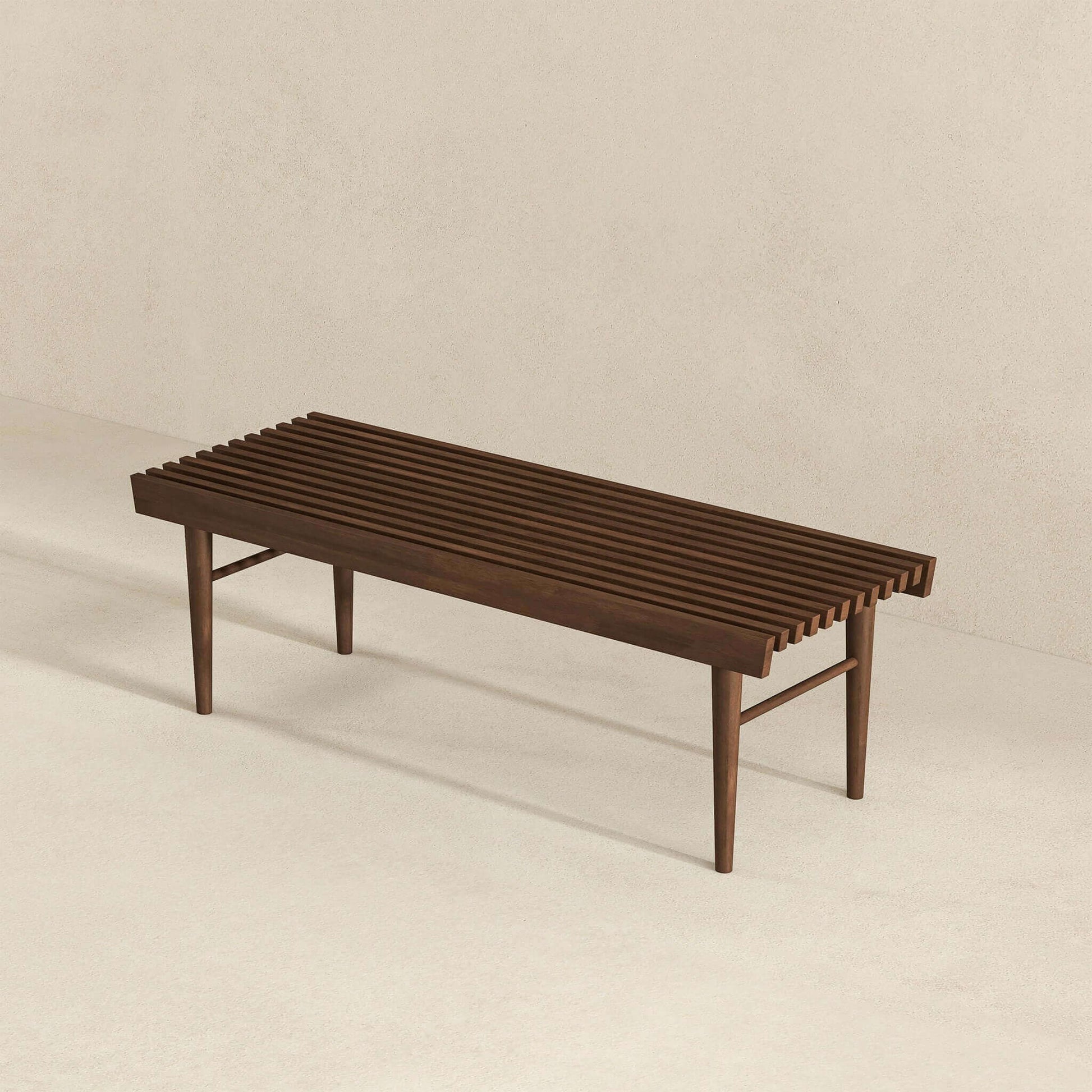 Mia - Bench - Dark Brown - The Sleep Loft - Online Mattress Showroom NYC