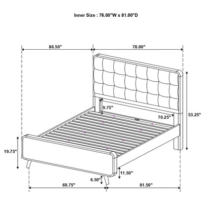 Carson Carrington - Platform Bed With Tufted Upholstery - The Sleep Loft - Online Mattress Showroom NYC