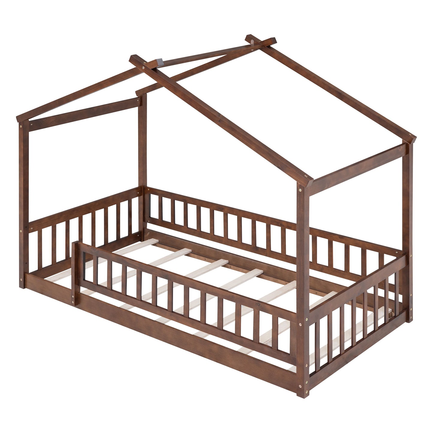 Bed House Bed Frame With Fence - The Sleep Loft - Online Mattress Showroom NYC