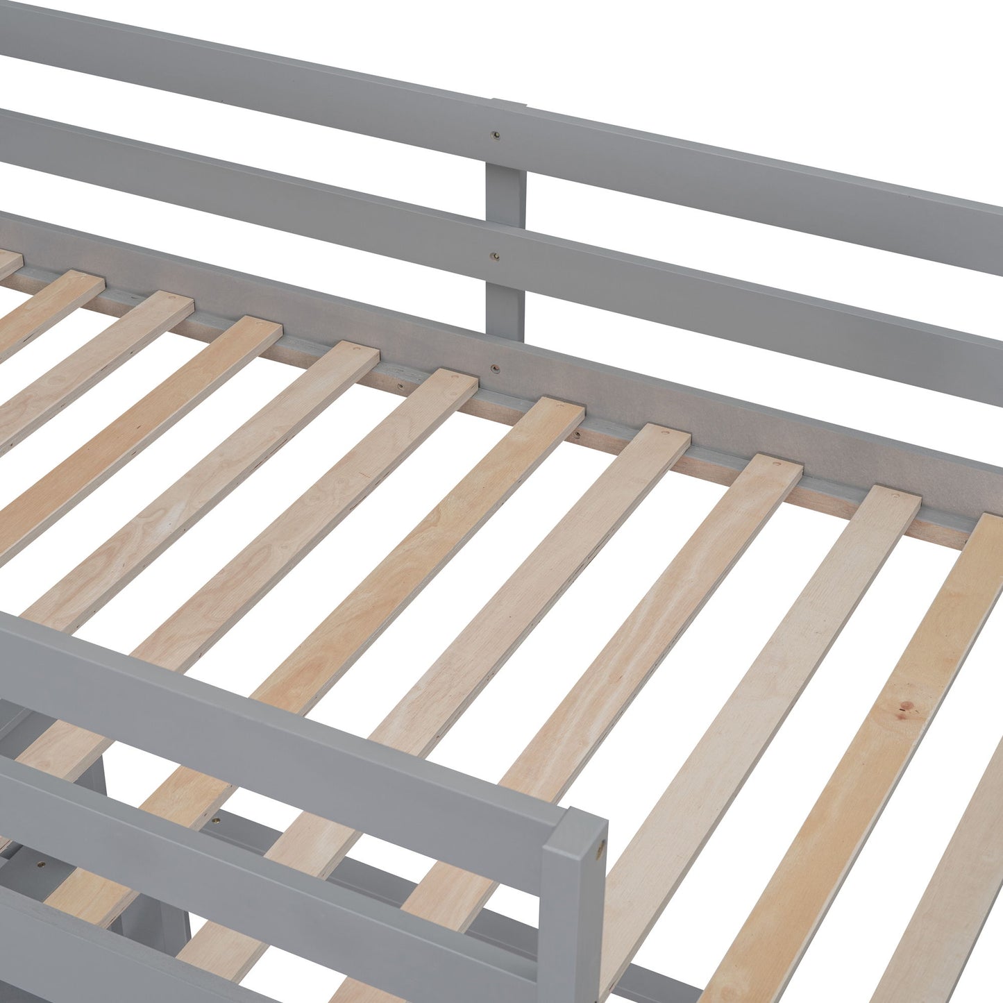 Full Over Full Bunk Bed With Desk - The Sleep Loft - Online Mattress Showroom NYC