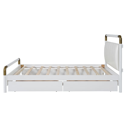 Storage Platform Bed, With 2 Big Drawers, Trundle - The Sleep Loft - Online Mattress Showroom NYC