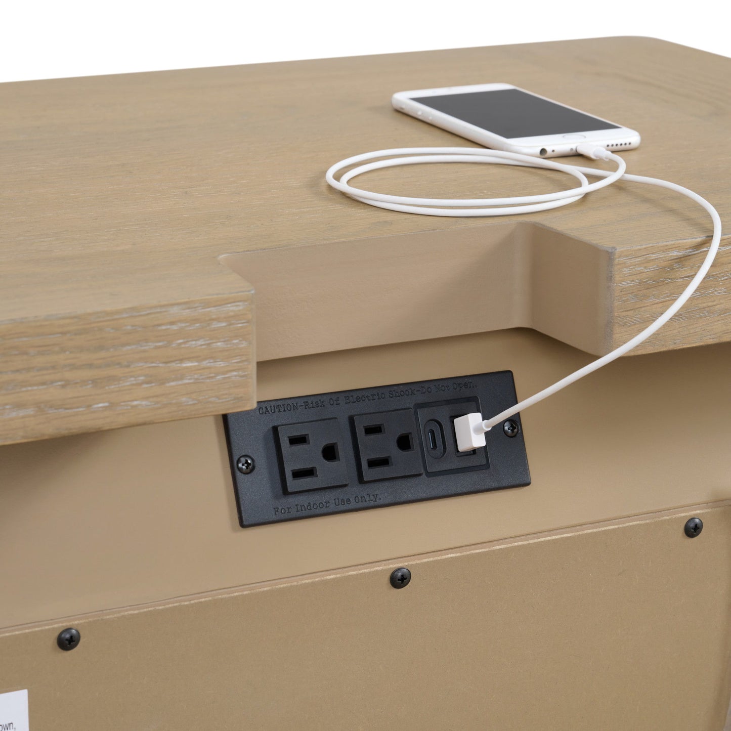 Clove - 3 Drawer Nightstand - Tan - The Sleep Loft - Online Mattress Showroom NYC