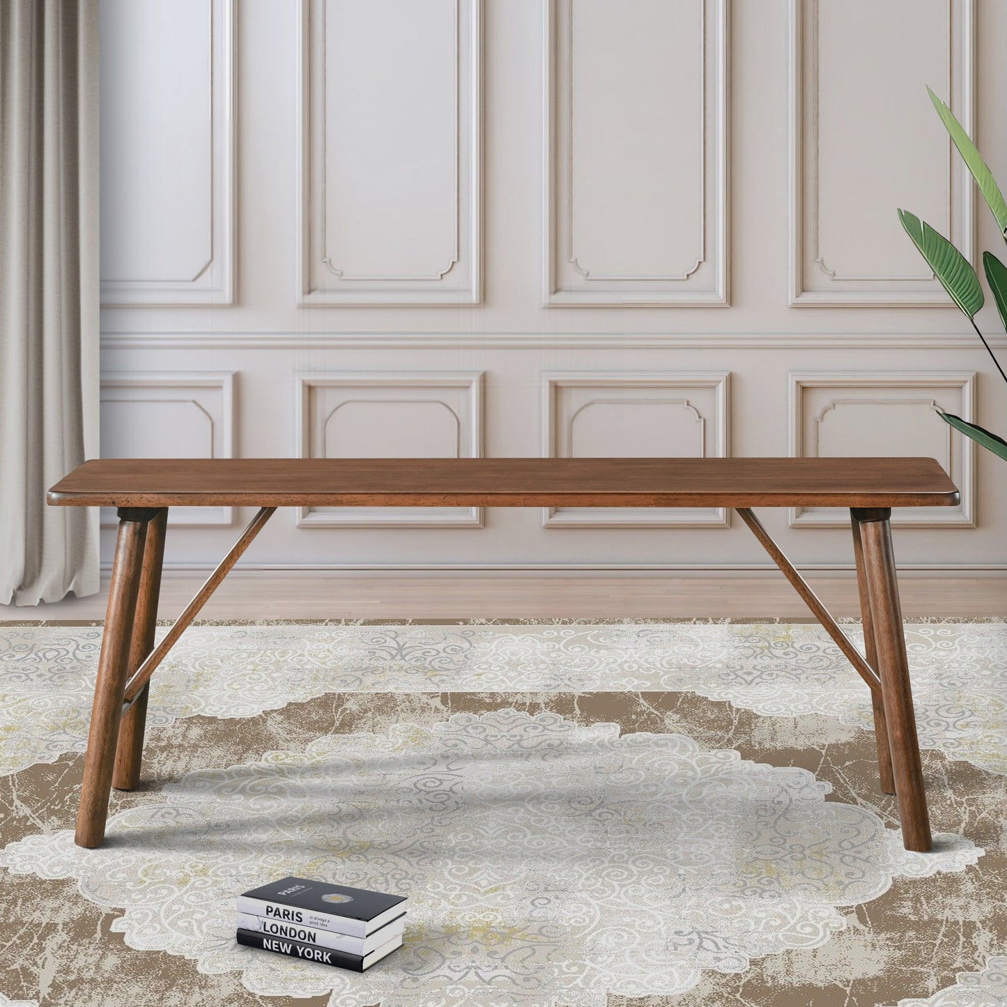Molly - Bench - Walnut Brown - The Sleep Loft - Online Mattress Showroom NYC