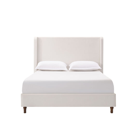 Harper - Tall Headboard Upholstered Bed / High Headboard / Elegant Simplicity / No Box Spring Needed - The Sleep Loft - Online Mattress Showroom NYC