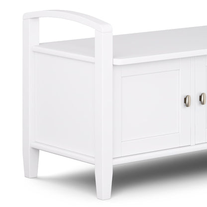 Warm Shaker - Handcrafted Entryway Storage Bench - The Sleep Loft - Online Mattress Showroom NYC