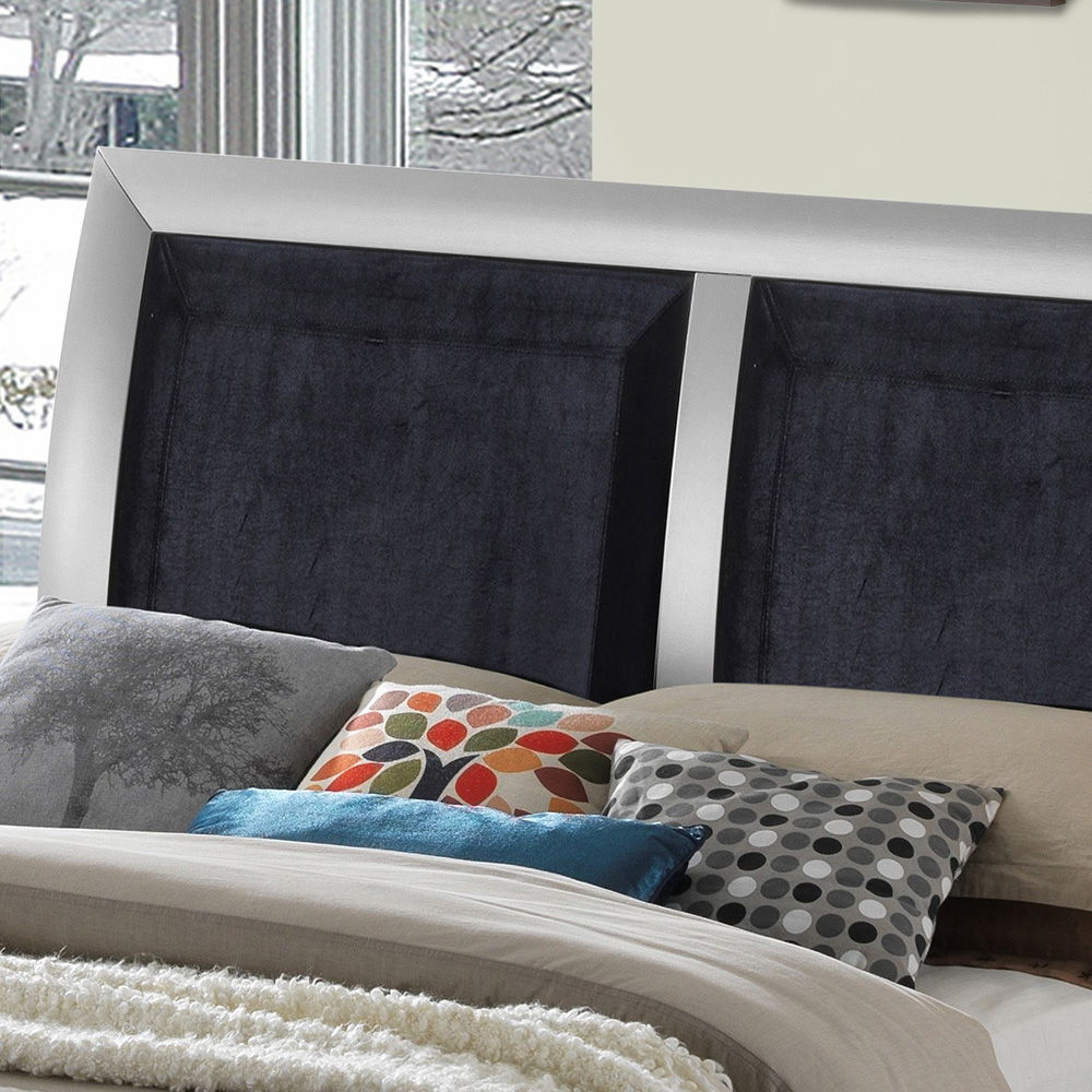 Padded Headboard Design Panel Bed - The Sleep Loft - Online Mattress Showroom NYC