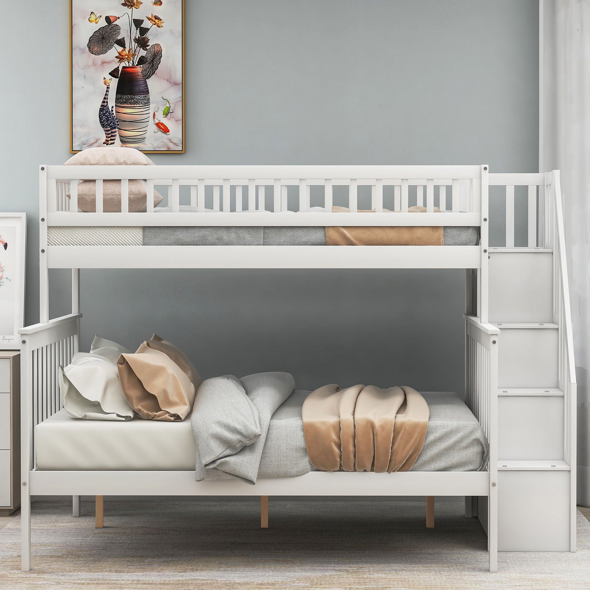 Bunk Bed With Staircase - The Sleep Loft - Online Mattress Showroom NYC