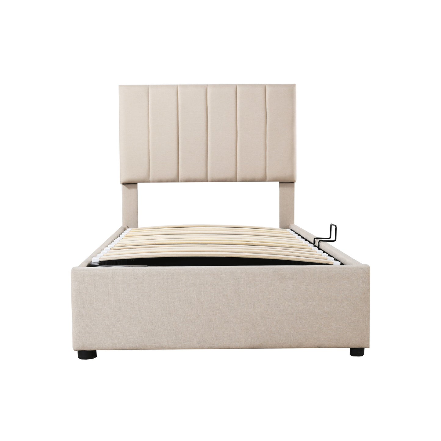Upholstered Platform Bed With A Hydraulic Storage System - The Sleep Loft - Online Mattress Showroom NYC