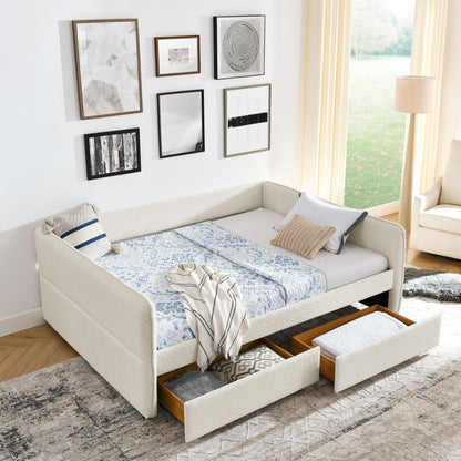 Upholstered Daybed & 2 Drawers - The Sleep Loft - Online Mattress Showroom NYC