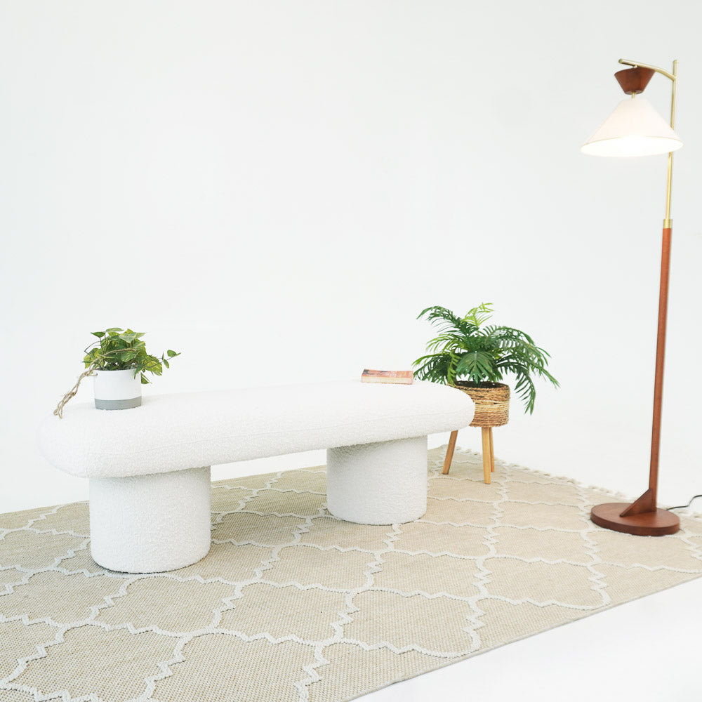 Randolph - Bench - Ivory - The Sleep Loft - Online Mattress Showroom NYC