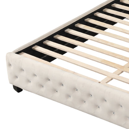 Sophia - Crystal Tufted Upholstered Bed
