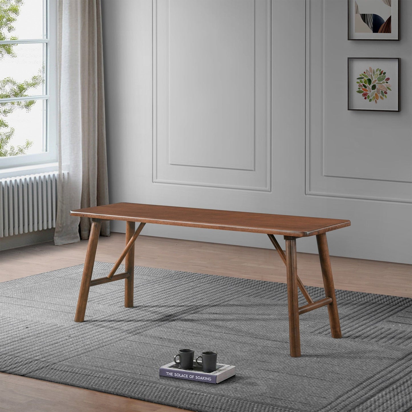 Molly - Bench - Walnut Brown - The Sleep Loft - Online Mattress Showroom NYC
