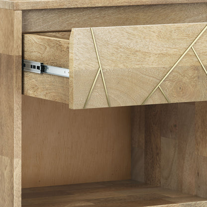 Jager - Bedside Table - Natural - The Sleep Loft - Online Mattress Showroom NYC