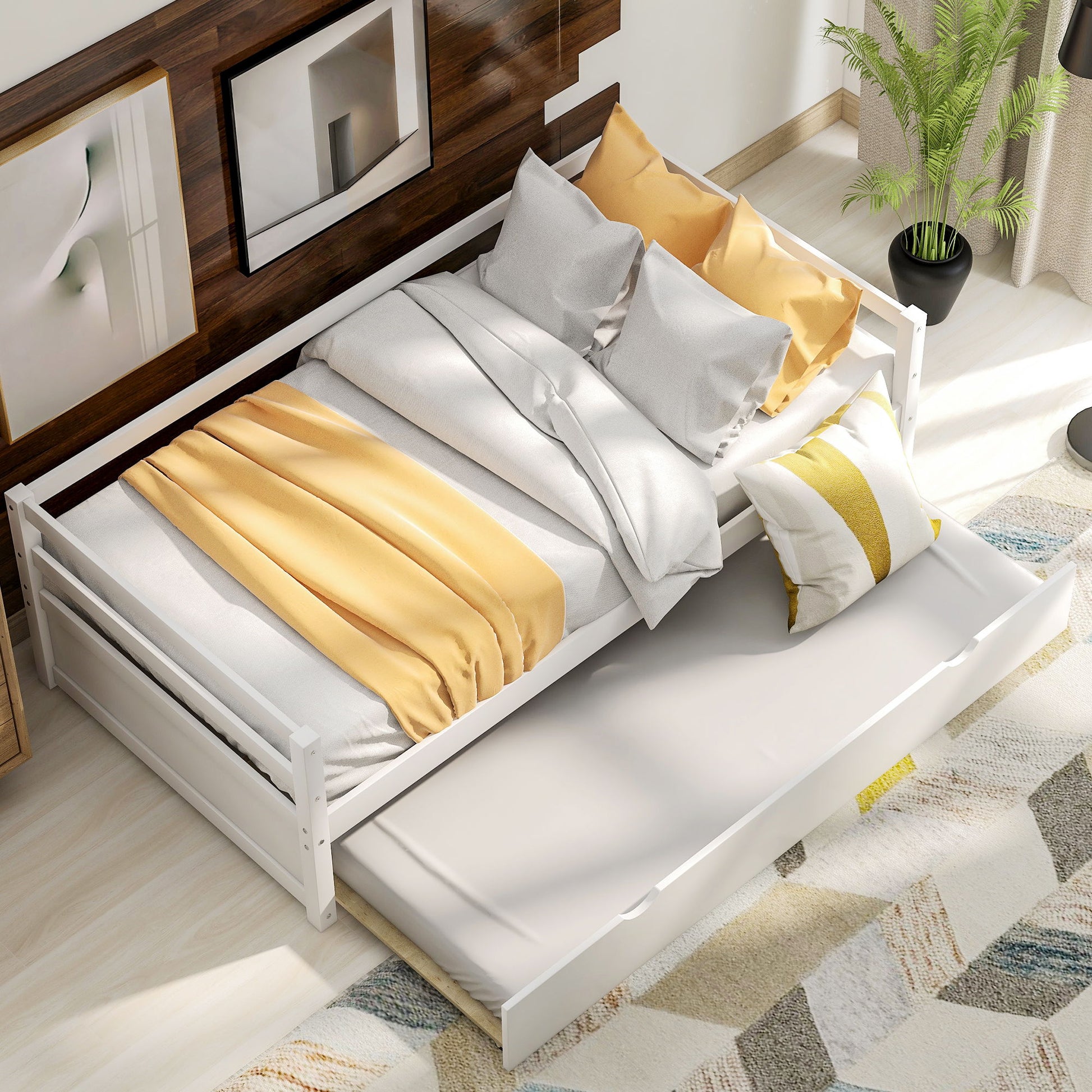 Twin Daybed With Trundle Frame Set - The Sleep Loft - Online Mattress Showroom NYC