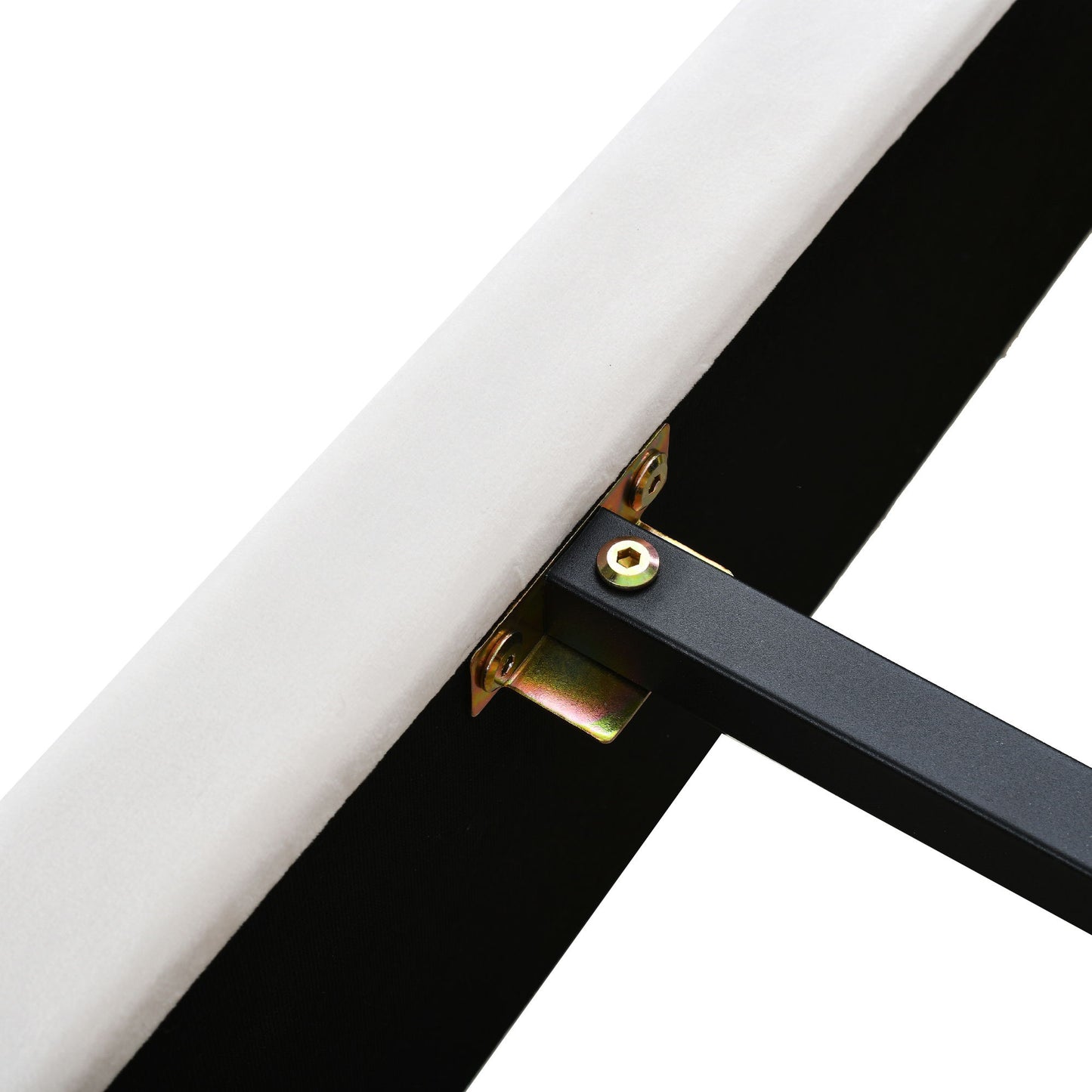 Upholstered Platform Bed, 2 Outlets And USB Charging Ports On Both Sides, 2 Bedside Pillows, Storage Shelves - The Sleep Loft - Online Mattress Showroom NYC