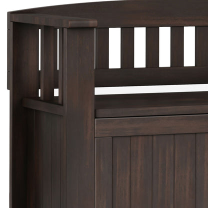 Acadian - Entryway Storage Bench, Handcrafted - The Sleep Loft - Online Mattress Showroom NYC