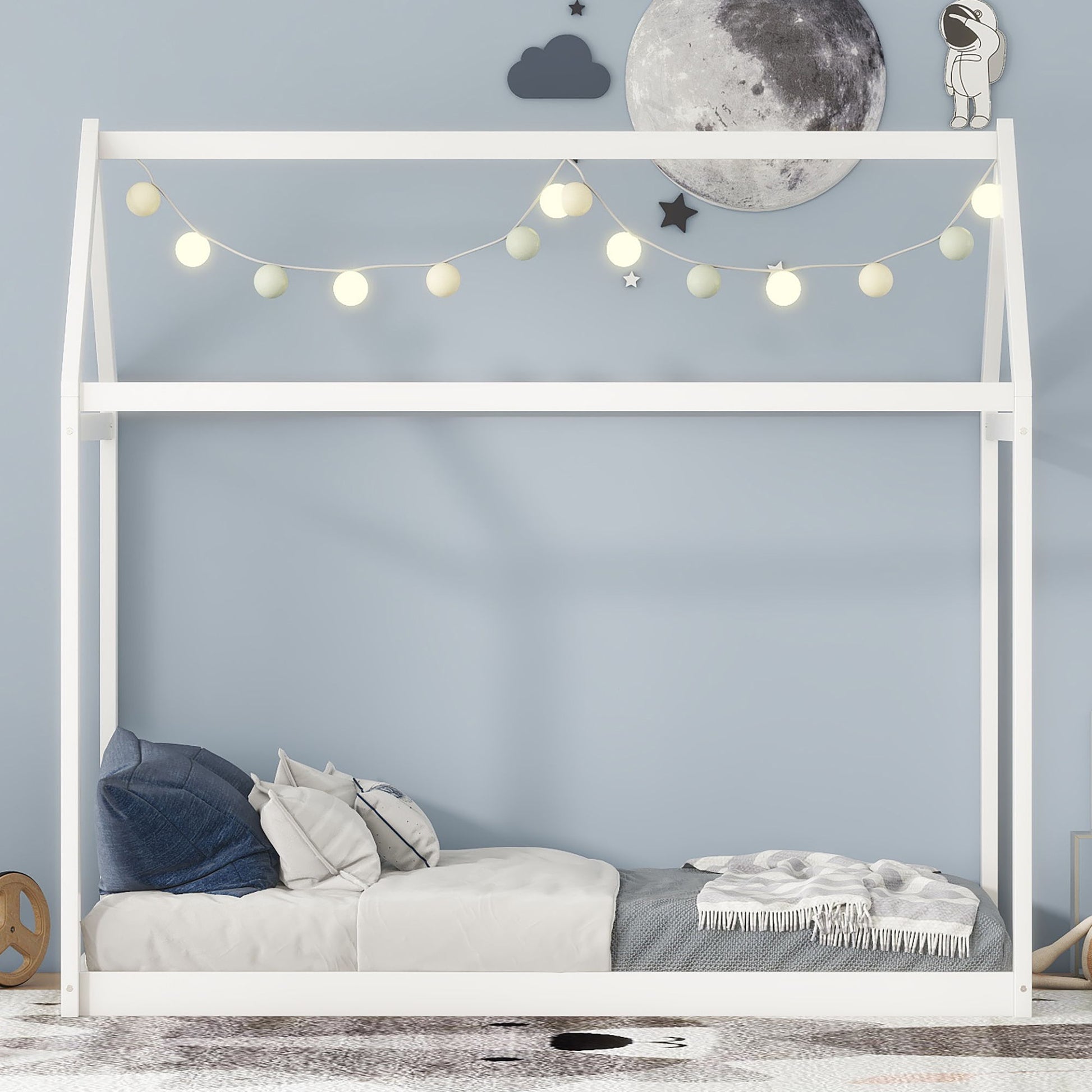 Wooden House Shaped Bed - The Sleep Loft - Online Mattress Showroom NYC