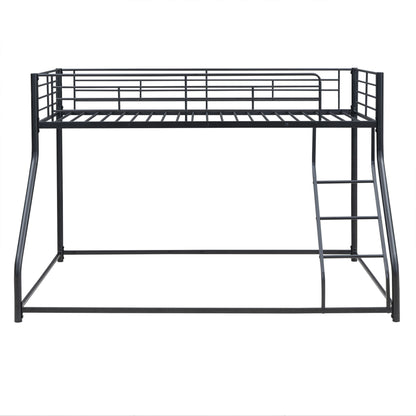 Metal Floor Bunk Bed With Sloped Ladder, Space Saving Design - The Sleep Loft - Online Mattress Showroom NYC