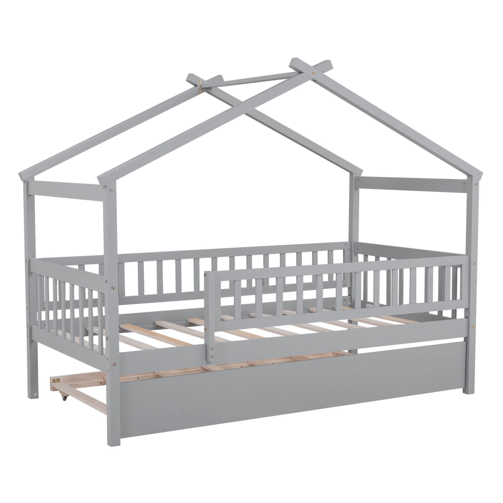 Creativity House Bed With Twin Size Trundle - The Sleep Loft - Online Mattress Showroom NYC