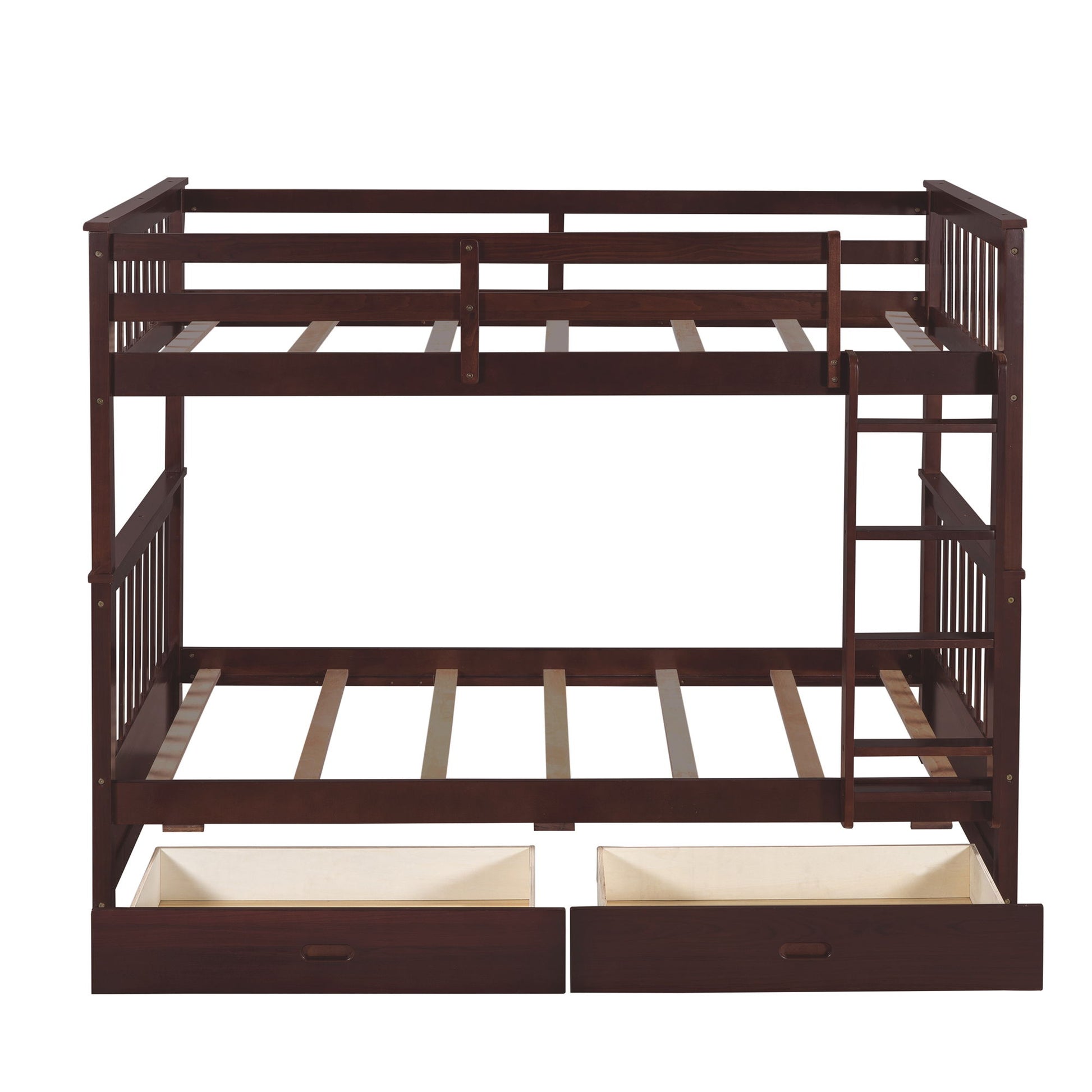 Bunk Bed With Ladders And 2 Storage Drawers - The Sleep Loft - Online Mattress Showroom NYC