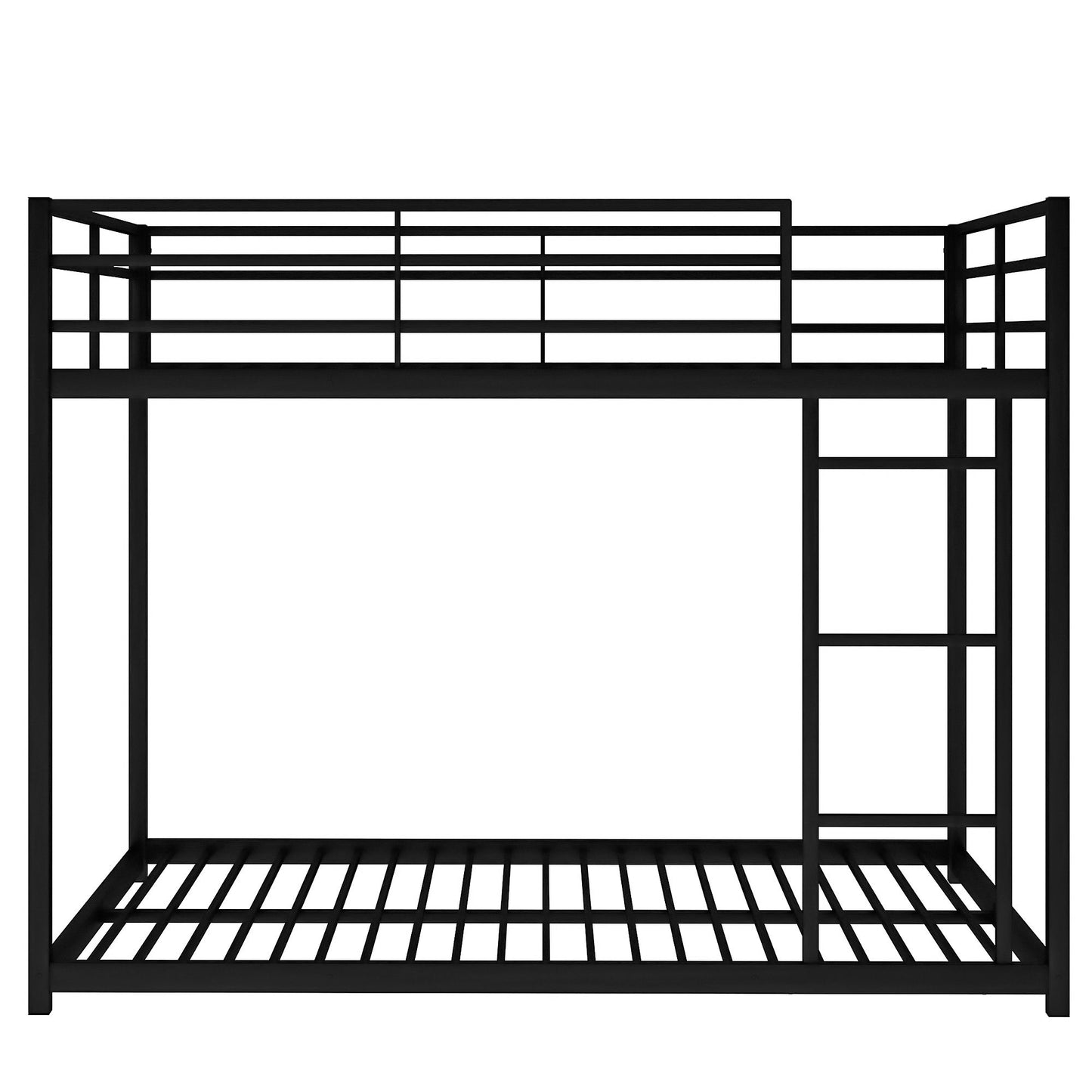 Metal Bunk Bed, Low Bunk Bed With Ladder - The Sleep Loft - Online Mattress Showroom NYC