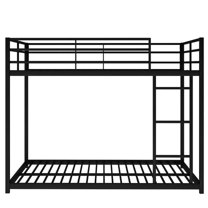 Metal Bunk Bed, Low Bunk Bed With Ladder - The Sleep Loft - Online Mattress Showroom NYC