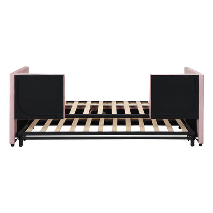 Twin Size Upholstered Daybed With Pop Up Trundle - The Sleep Loft - Online Mattress Showroom NYC
