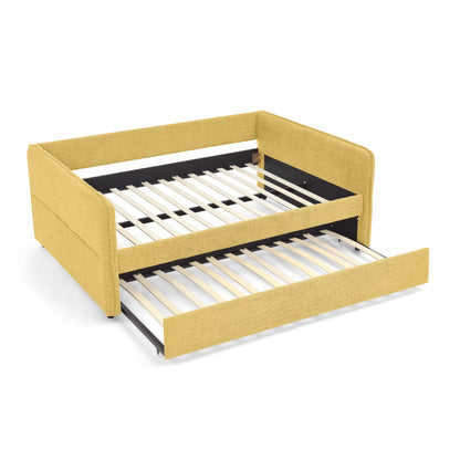 Upholstered Daybed With Pop Up Trundle - The Sleep Loft - Online Mattress Showroom NYC