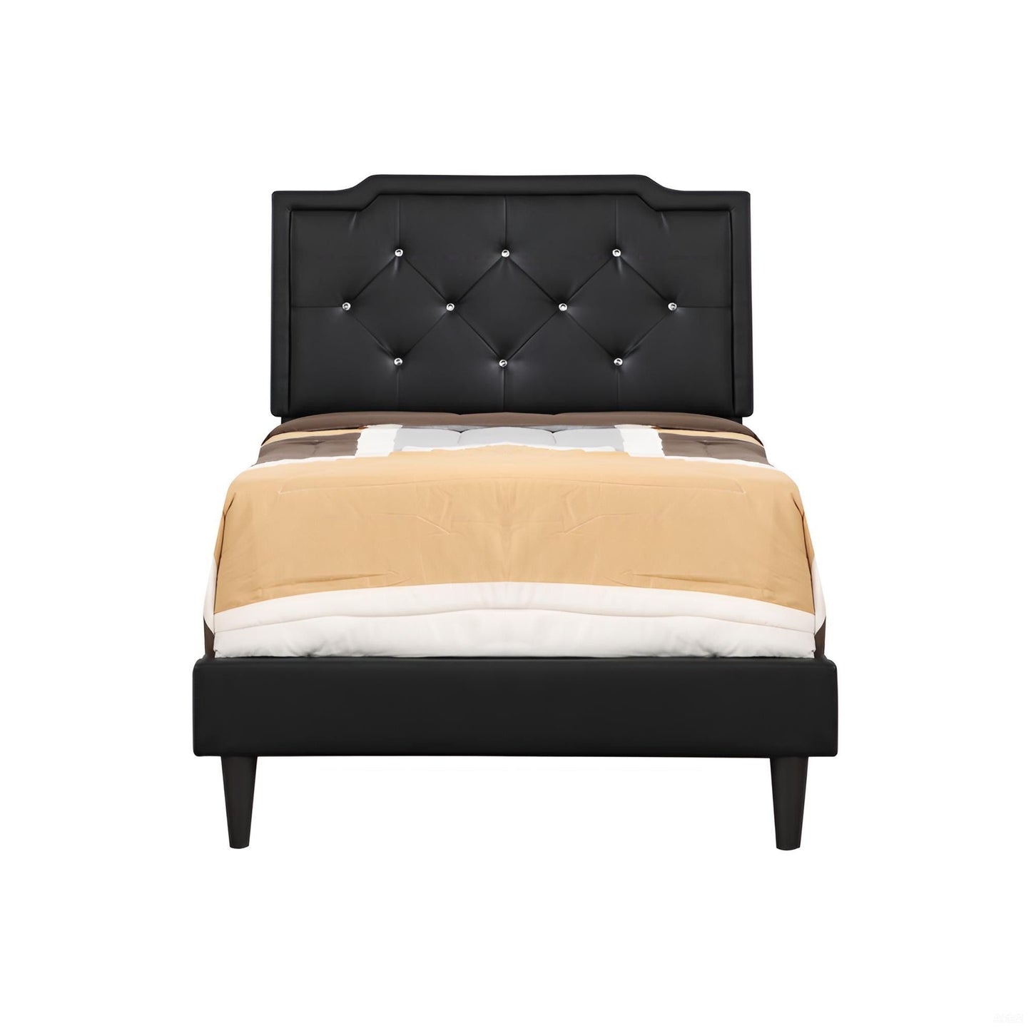 Button Tufted Bed Charming For Cozy Spaces - The Sleep Loft - Online Mattress Showroom NYC