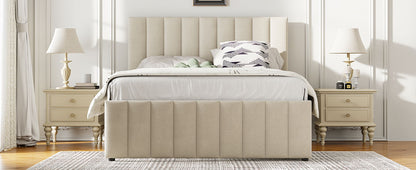 Upholstered Platform Bed With Twin Size Trundle And 3 Drawers - The Sleep Loft - Online Mattress Showroom NYC
