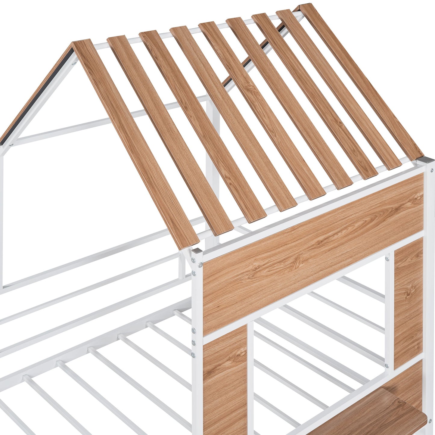 Loft Bed With Roof, Window, Guardrail, Ladder - The Sleep Loft - Online Mattress Showroom NYC
