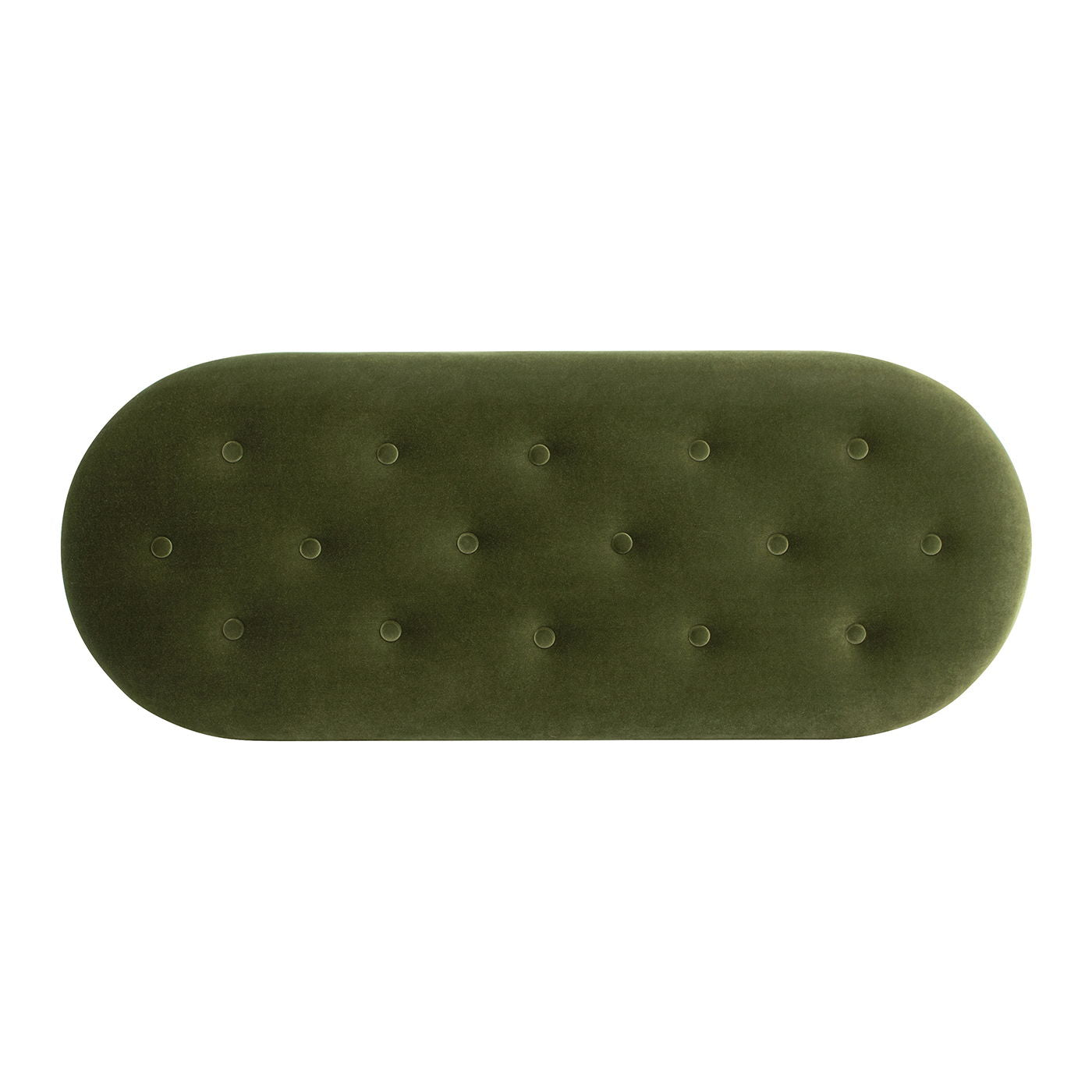 Melinda - Oval Tufted Bullion Fringe Storage Bench - The Sleep Loft - Online Mattress Showroom NYC