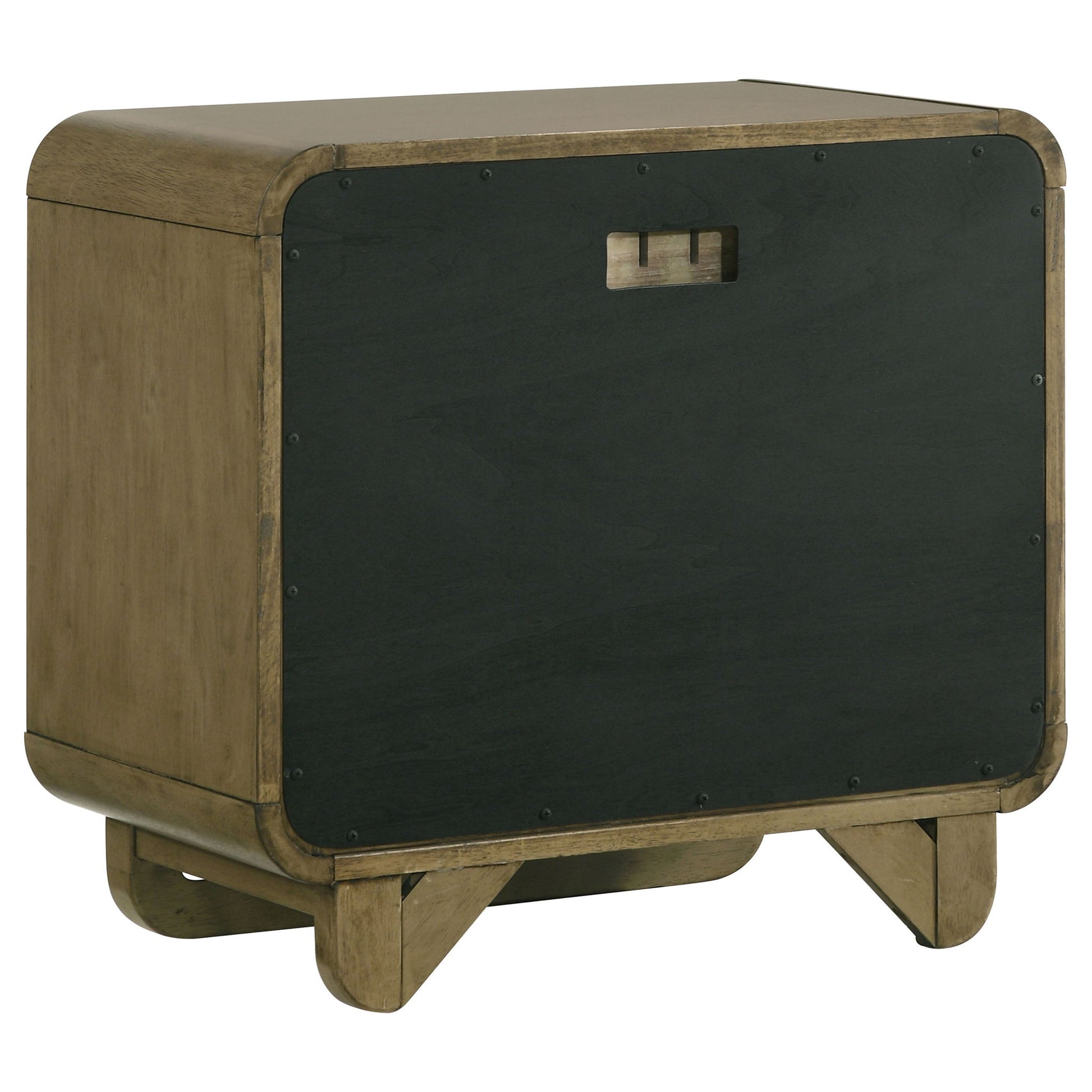Tully - 2 Drawer Nightstand - Nutmeg Brown - The Sleep Loft - Online Mattress Showroom NYC