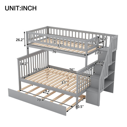 Bunk Bed With Staircase - The Sleep Loft - Online Mattress Showroom NYC