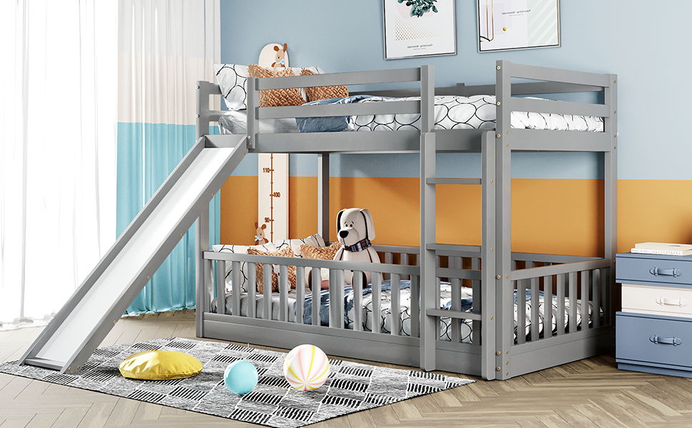 Functional Bunk Bed & Convertible Ladder And Slide - The Sleep Loft - Online Mattress Showroom NYC