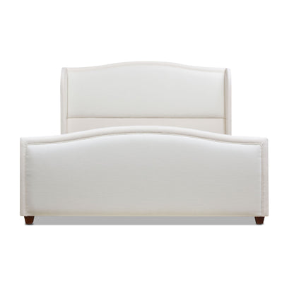Carmen - Upholstered Wingback Panel Bed Frame