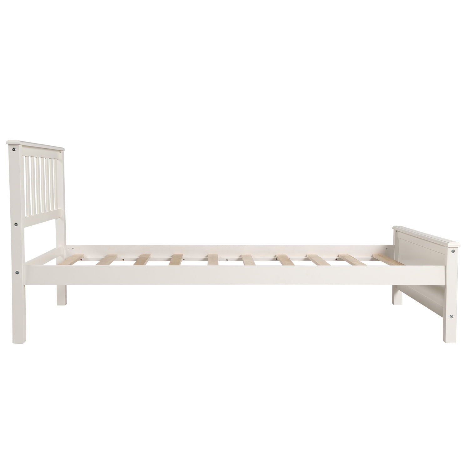 Platform Bed With Headboard, Footboard And Wood Slat Support - The Sleep Loft - Online Mattress Showroom NYC
