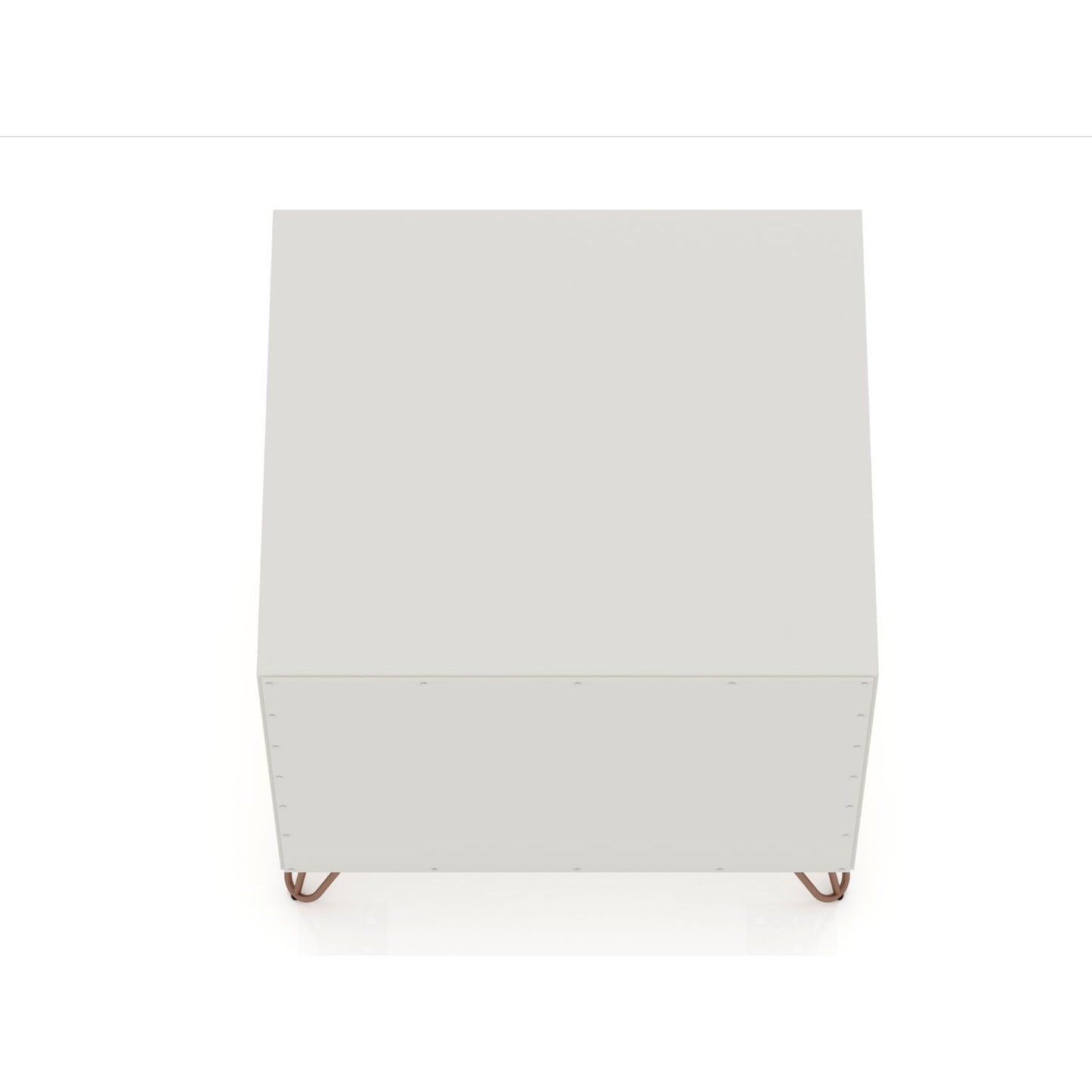 Rockefeller - Nightstand With 2 Drawers - Off White - The Sleep Loft - Online Mattress Showroom NYC