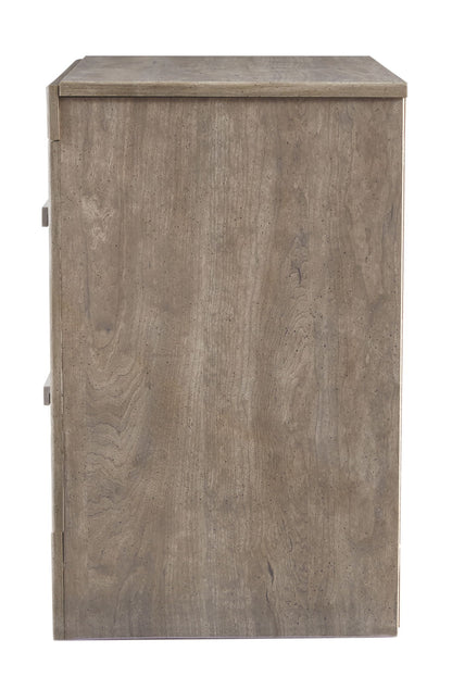 Culverbach - Two Drawer Night Stand - Gray - The Sleep Loft - Online Mattress Showroom NYC