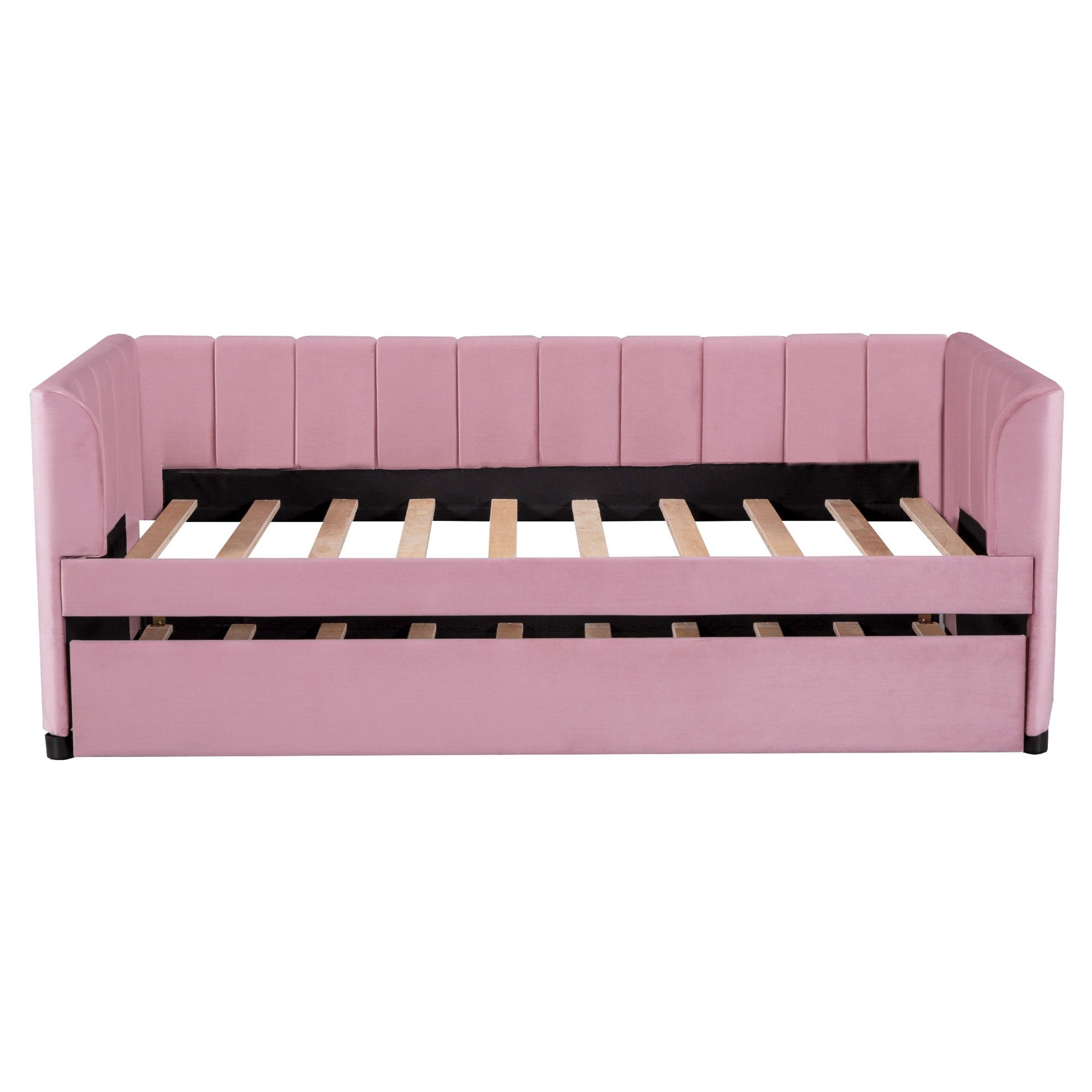 Upholstered Daybed With Ergonomic Design Backrest - The Sleep Loft - Online Mattress Showroom NYC