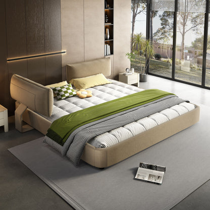 Cloud Bed Frame With Oversized Padded Movable Headboard - The Sleep Loft - Online Mattress Showroom NYC