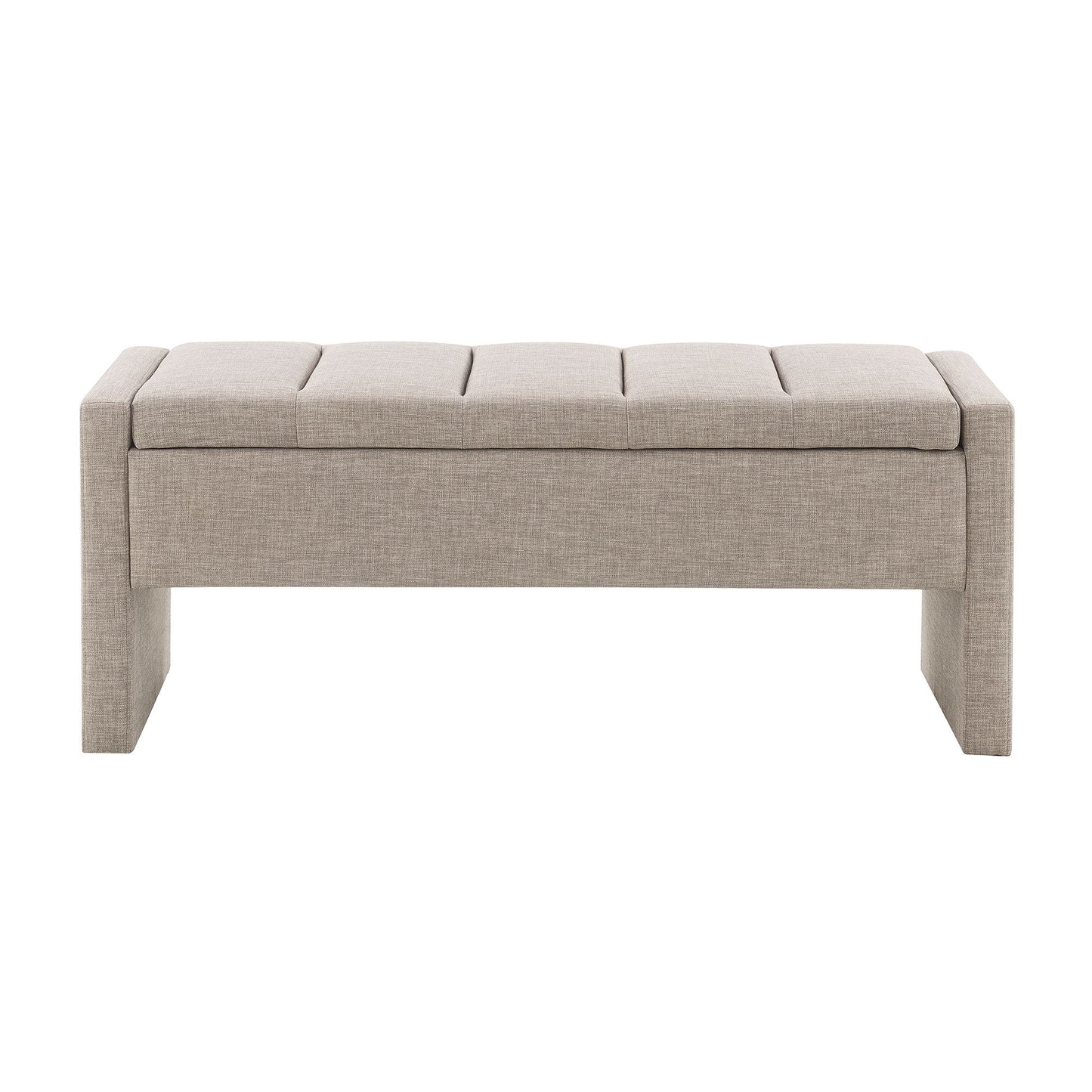 Modern Upholstered Large Bed End Bench With Storage - The Sleep Loft - Online Mattress Showroom NYC
