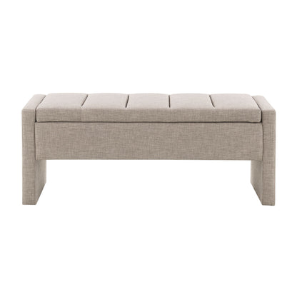 Modern Upholstered Large Bed End Bench With Storage - The Sleep Loft - Online Mattress Showroom NYC