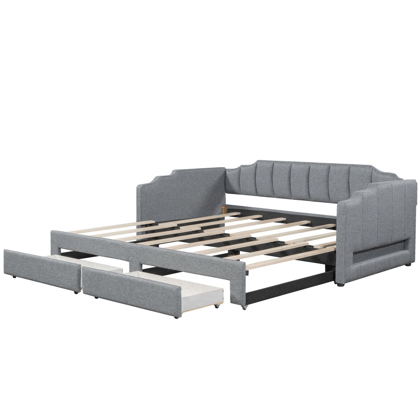 Extendable Daybed With LED Light And 2 Storage Drawers - The Sleep Loft - Online Mattress Showroom NYC
