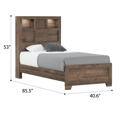 Plinz - Bookcase Bed - The Sleep Loft - Online Mattress Showroom NYC