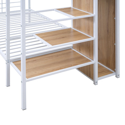 Bunk Bed With Lateral Storage Ladder And Wardrobe - The Sleep Loft - Online Mattress Showroom NYC
